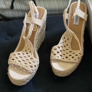 Steve Madden Espadrille Heels size 8.5. Never worn.